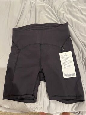 lululemon athletica Black High-Waist Bike Shorts